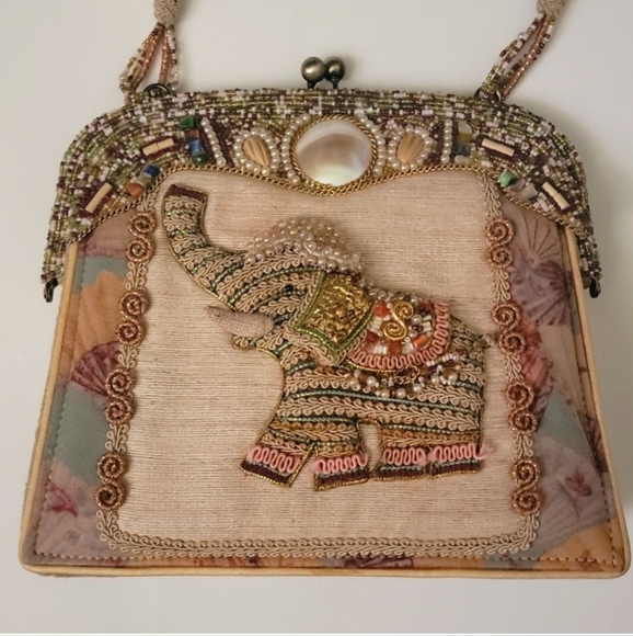 Mary Frances Vintage Beaded Elephant Purse - Picture 4 of 11
